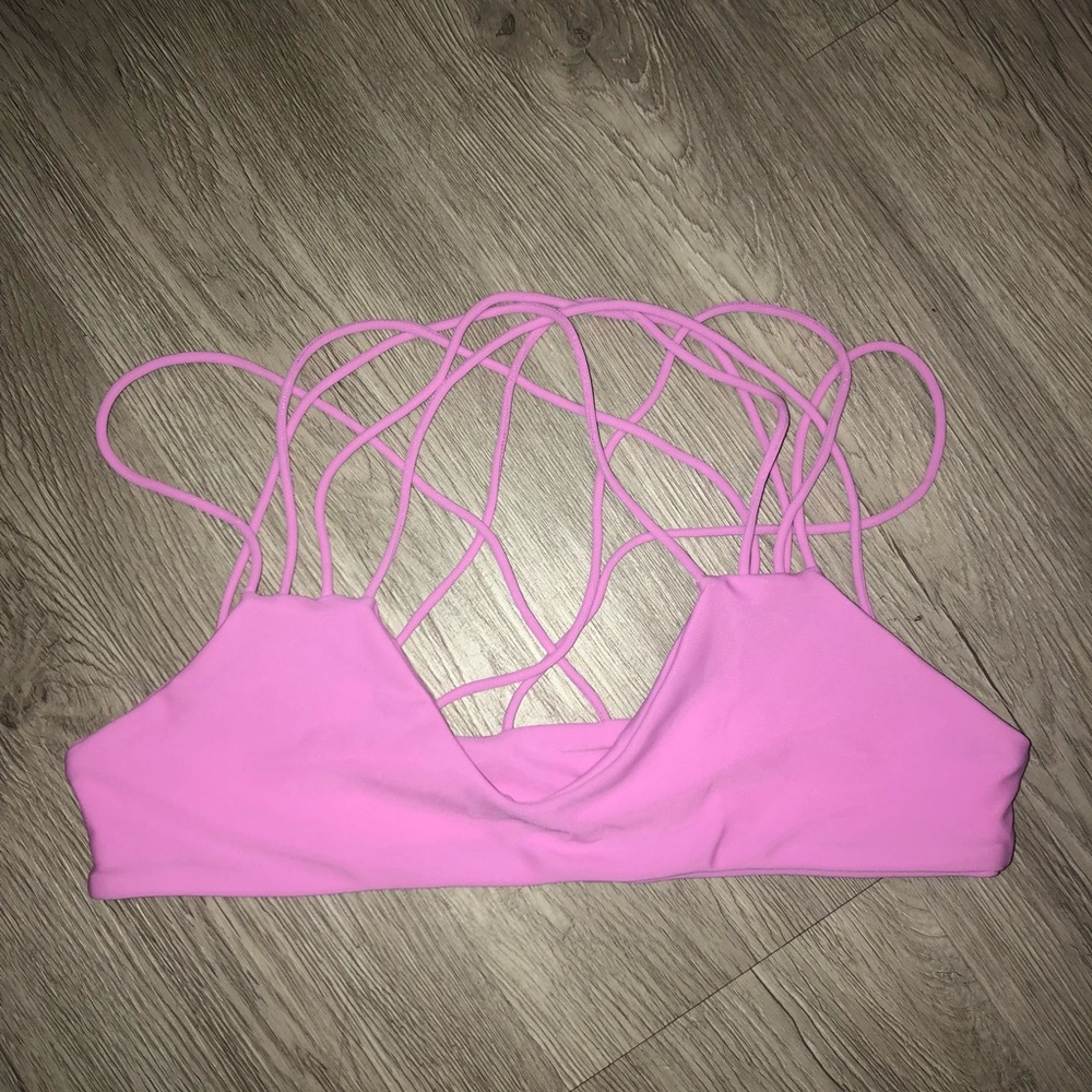 NWOT pink moana strappy top